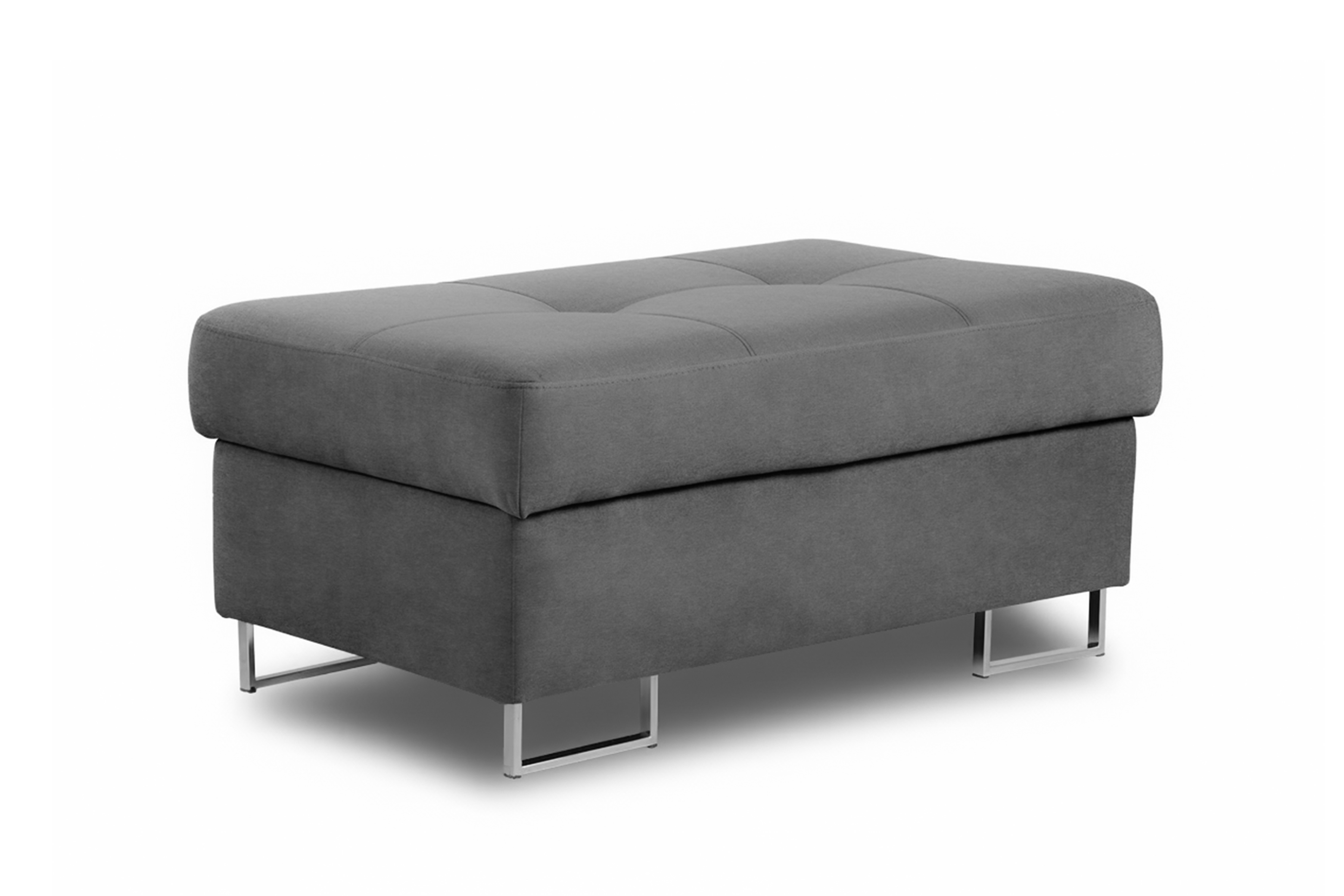 Moderná taburetka Annabelle - chrómové nožičky