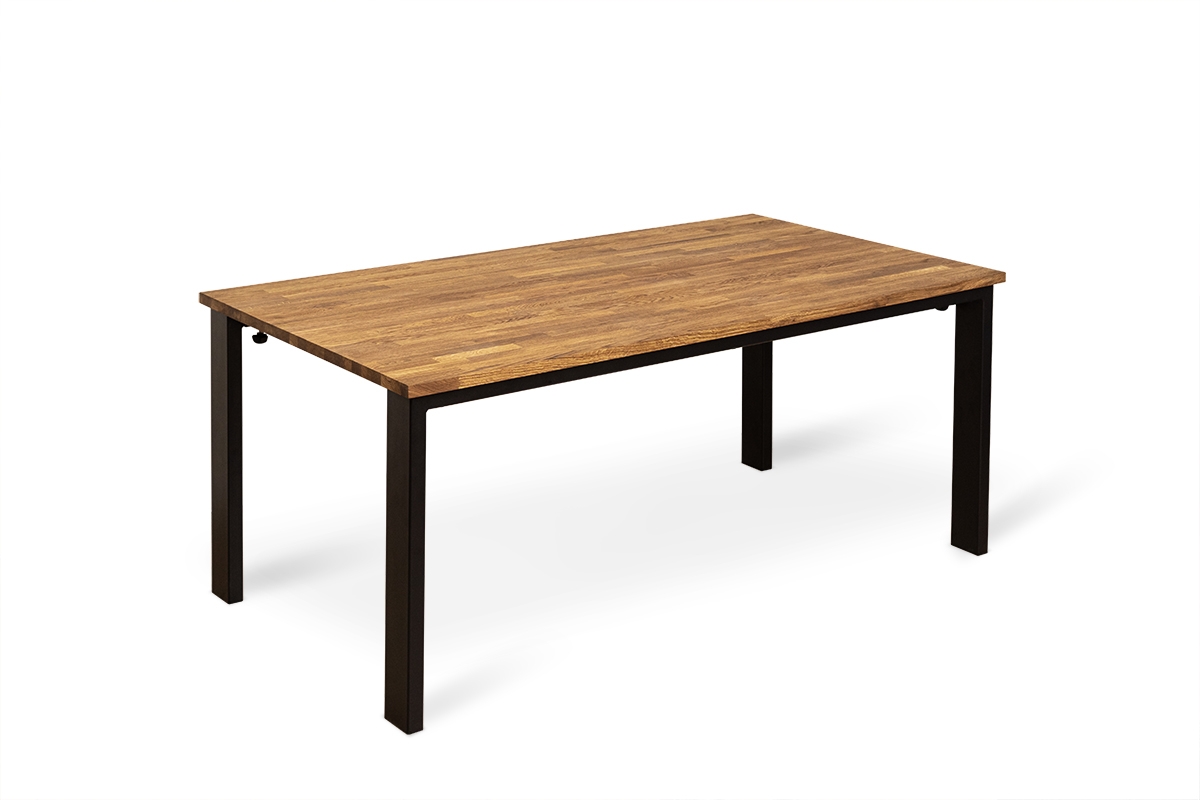 Stôl Drevené Loft Rozalio 140x80 - Dub prírodné