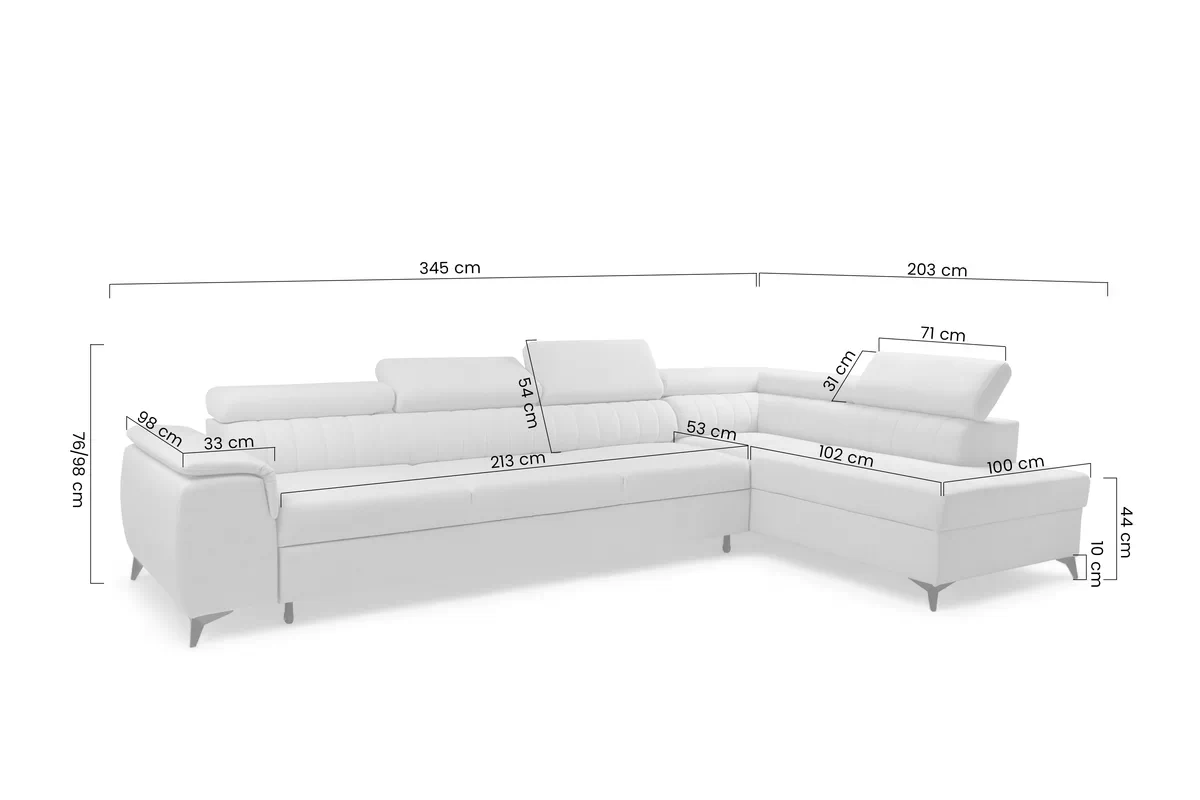 Rohová sedacia súprava Monrose Maxi s funkciou spánku Ľavá strana - kremowa plecionka Ado 1601 Halva