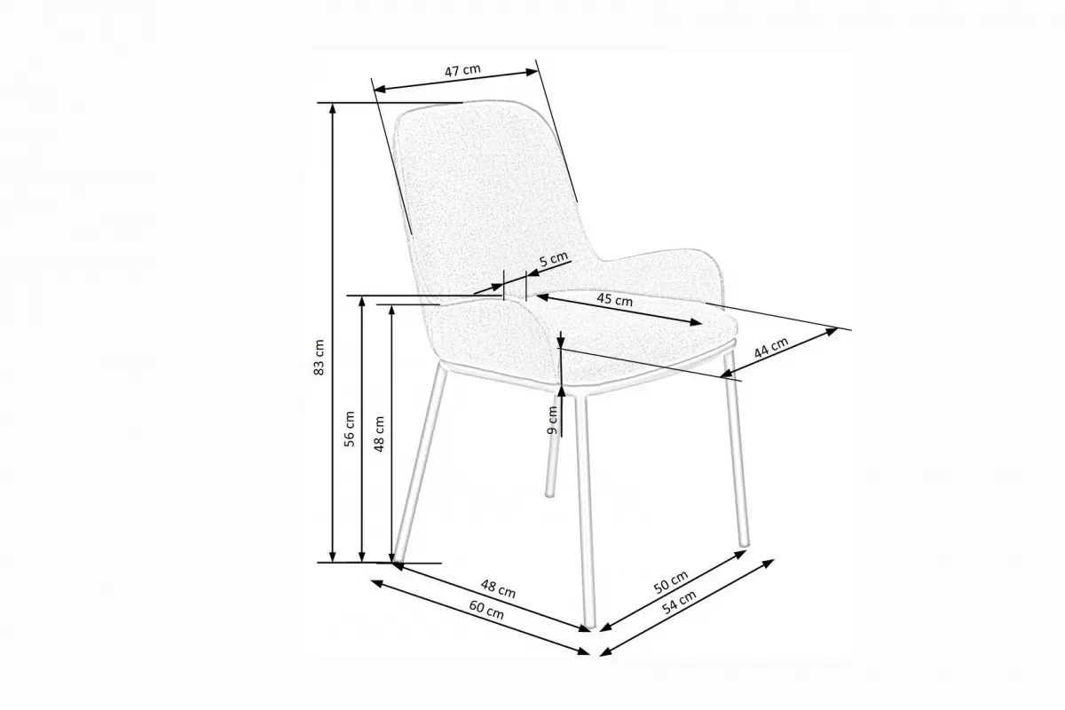 K481 Stolička béžový