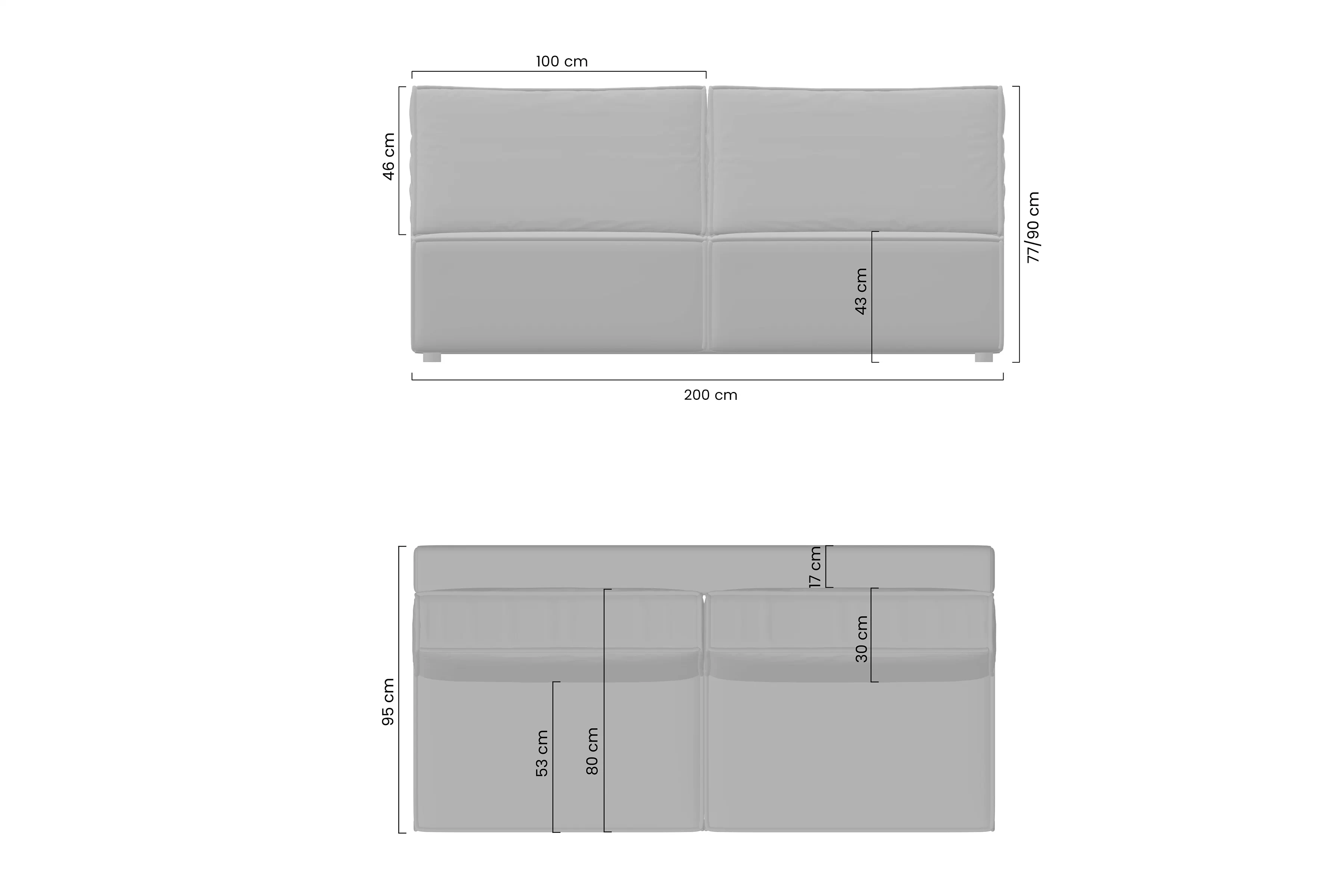 Pohovka Solvero s funkciou spánku - tmavý béžový plusz Tilia 17