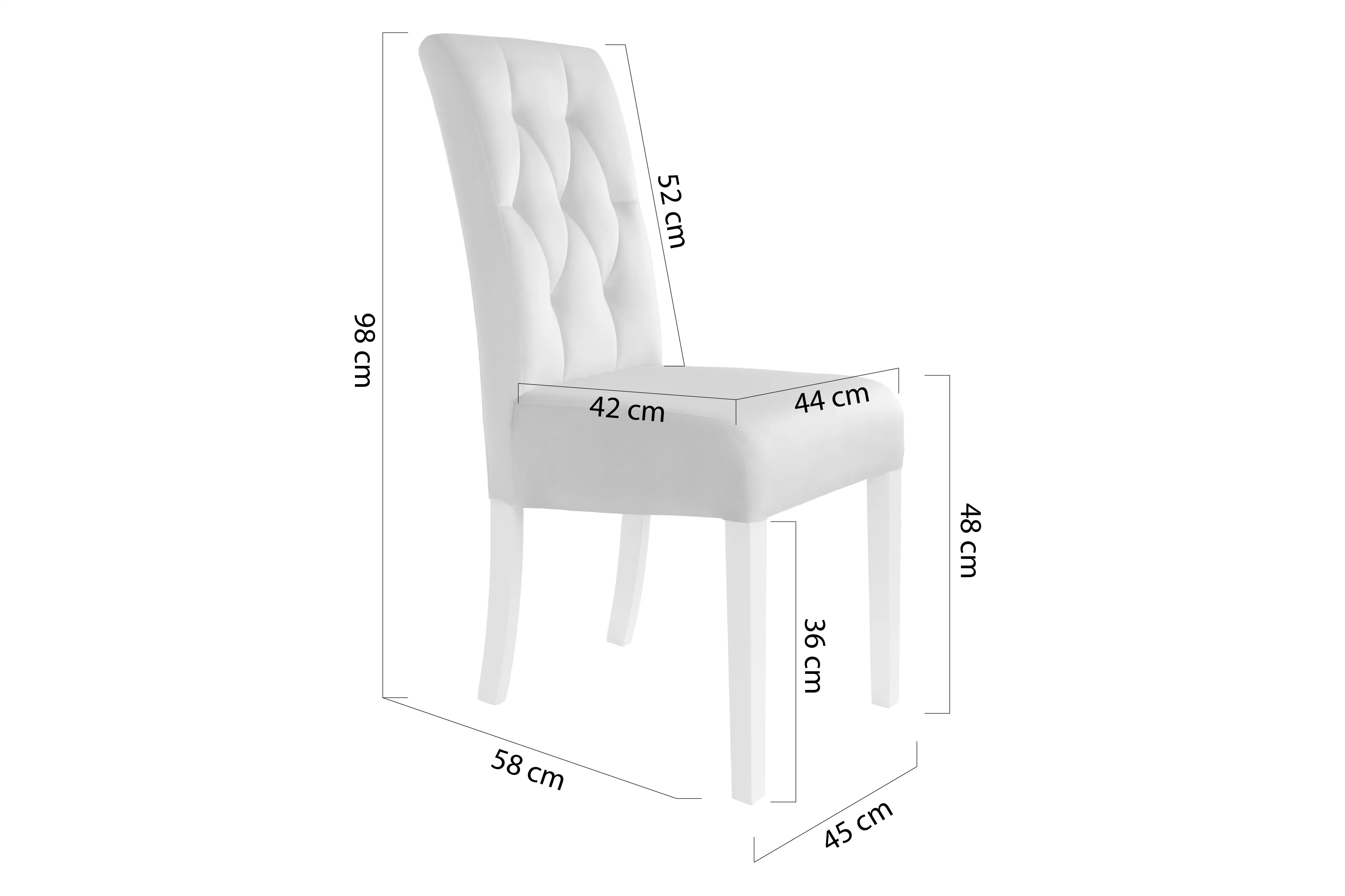 Stolička čalúnená Castello 5 - šedý Salvador 17 / čierny nožičky