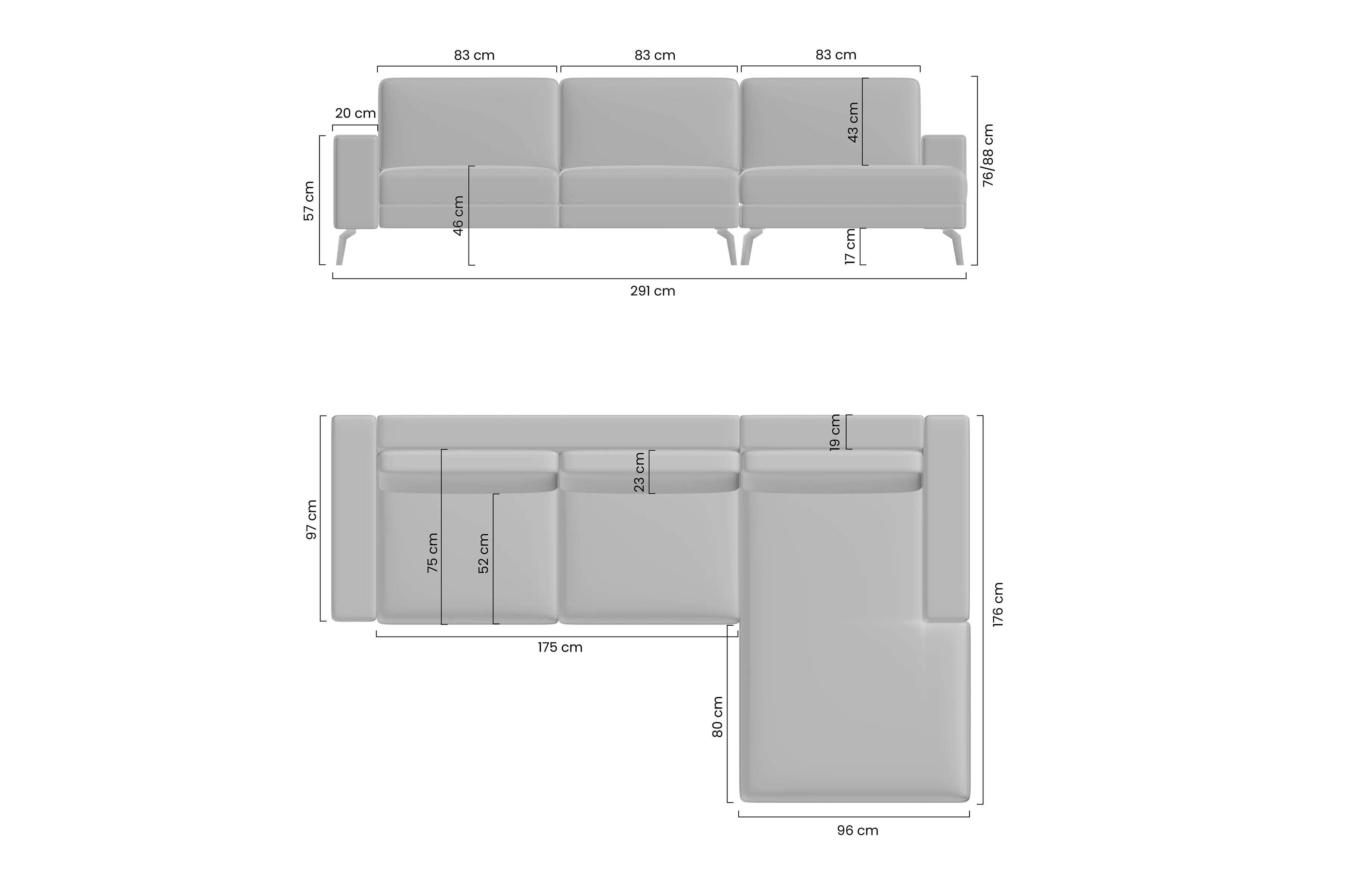 Rohová sedacia súprava Ľavá strana s funkciou spania Elentio Mini - Béžová plecionka Magni 206.02