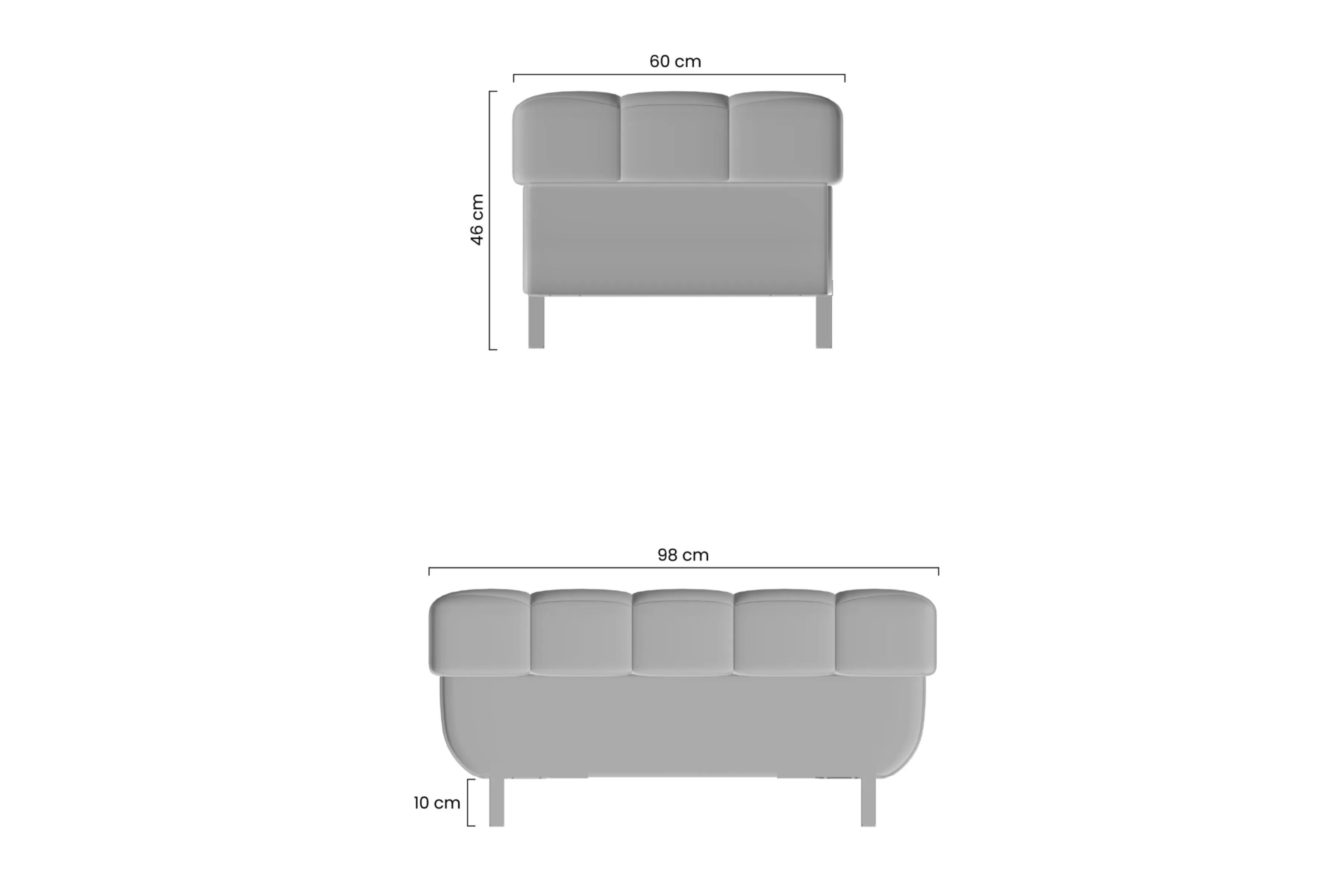 Taburet Tyrion čalúnená 