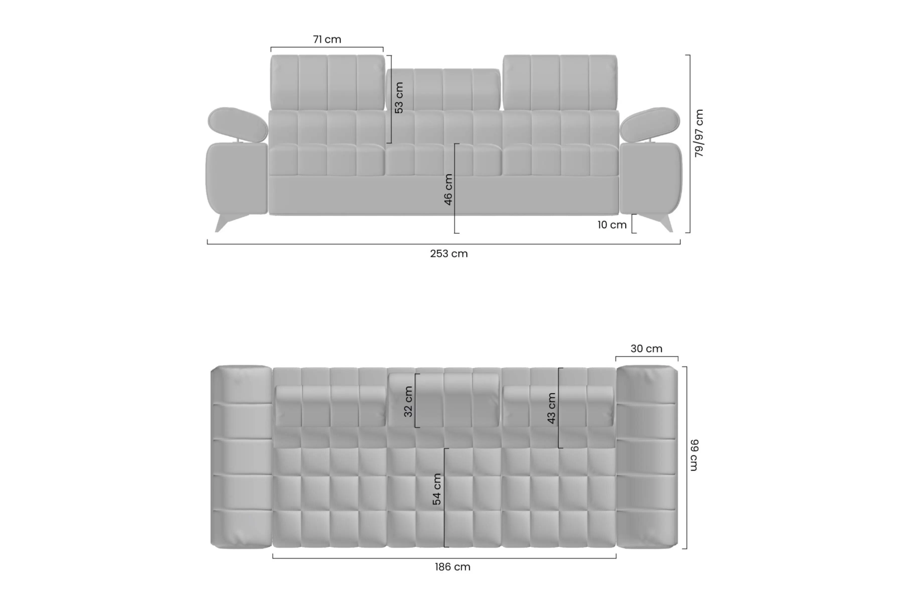 Pohovka s funkciou spánku Dragonis - Hnedý velúr Velluto 29