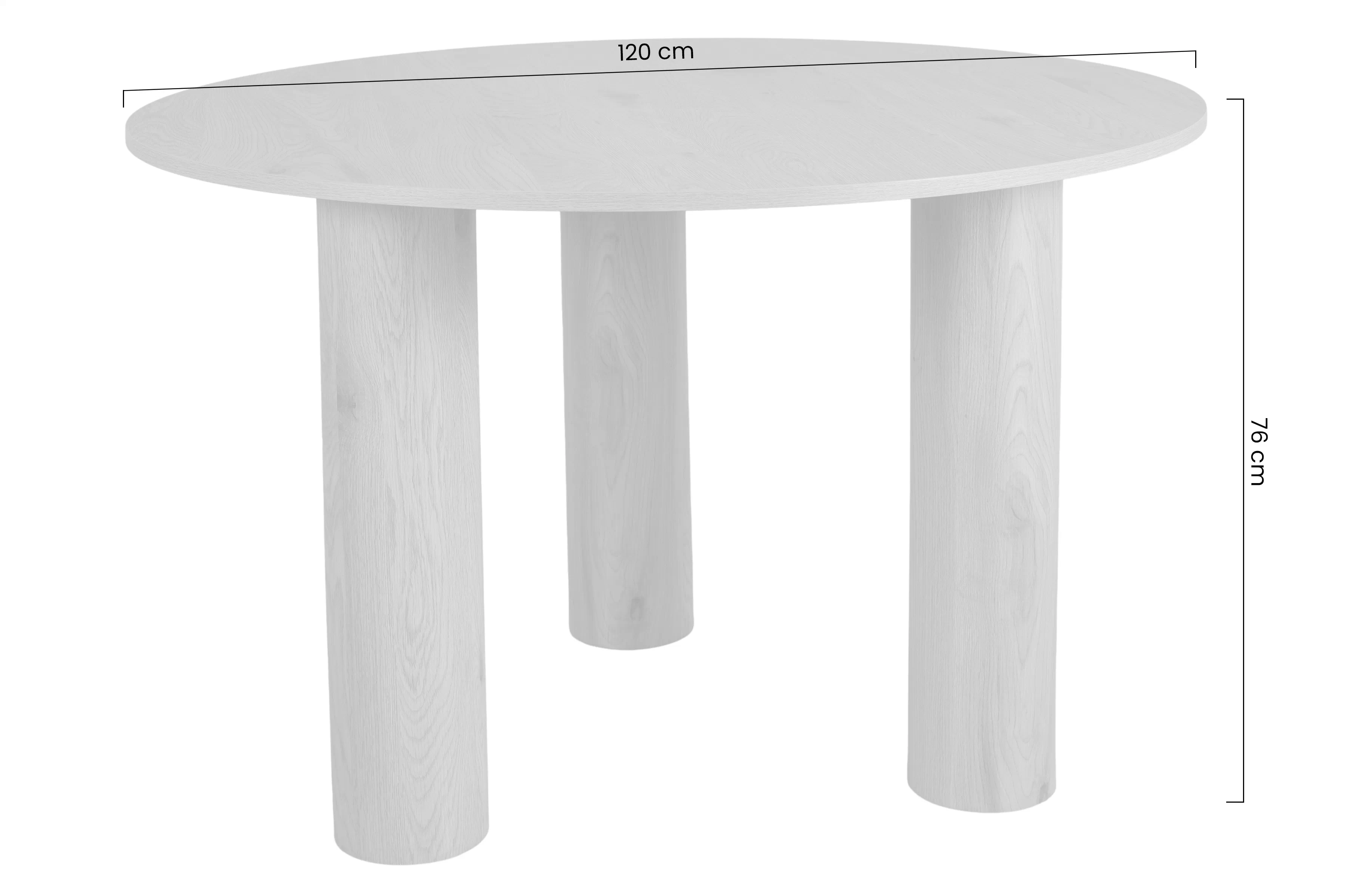 Stôl okragly Montana 120 cm - Dub 