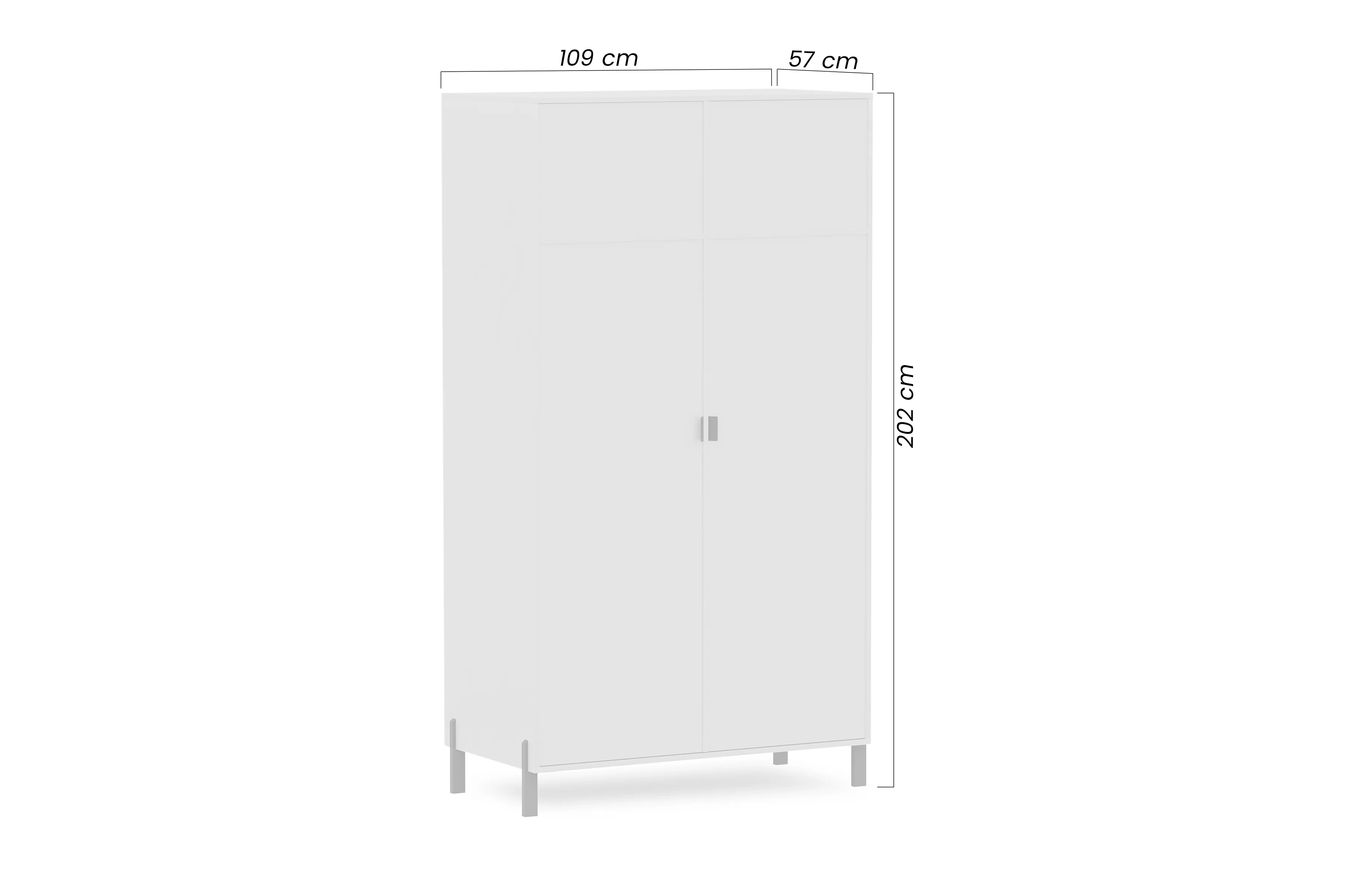 Skriňa dvojdverová Cremona - Béžová Pieskový 