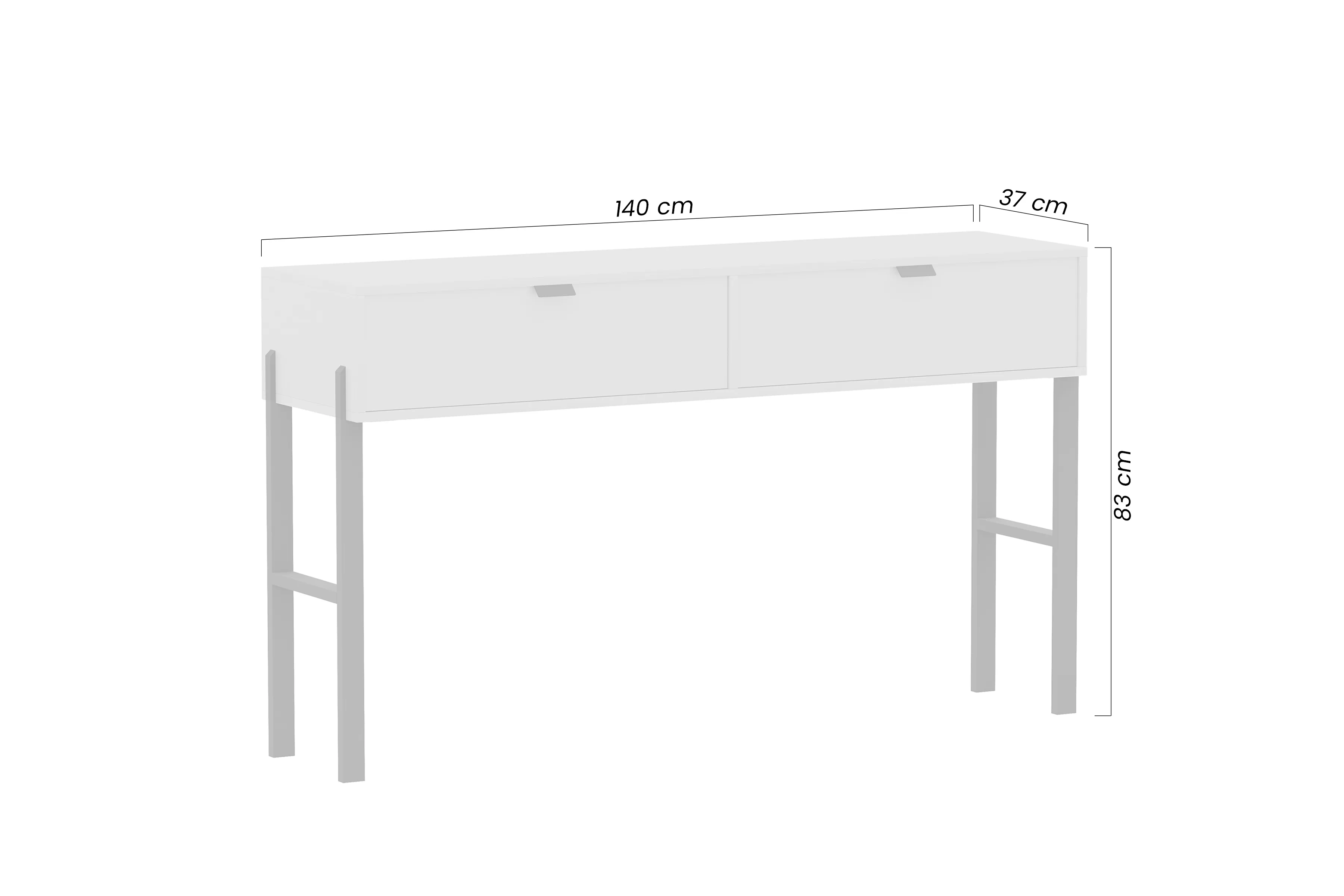 Toaletný stolík Cremona so zásuvkami - Béžová Pieskový 